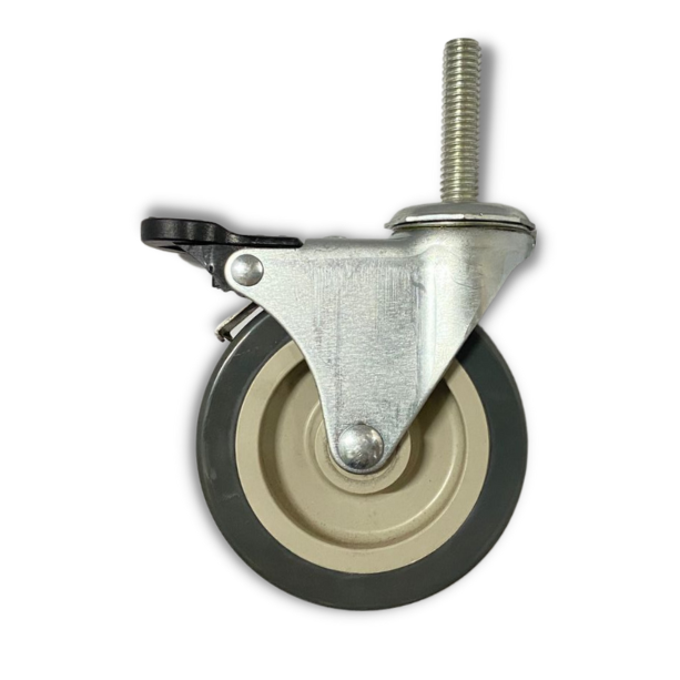 08PP30AT8062HY - A Rodaja BASE ESPIGA CON FRENO POLY PRO 3 X 13/16" 08PP30AT8062HY