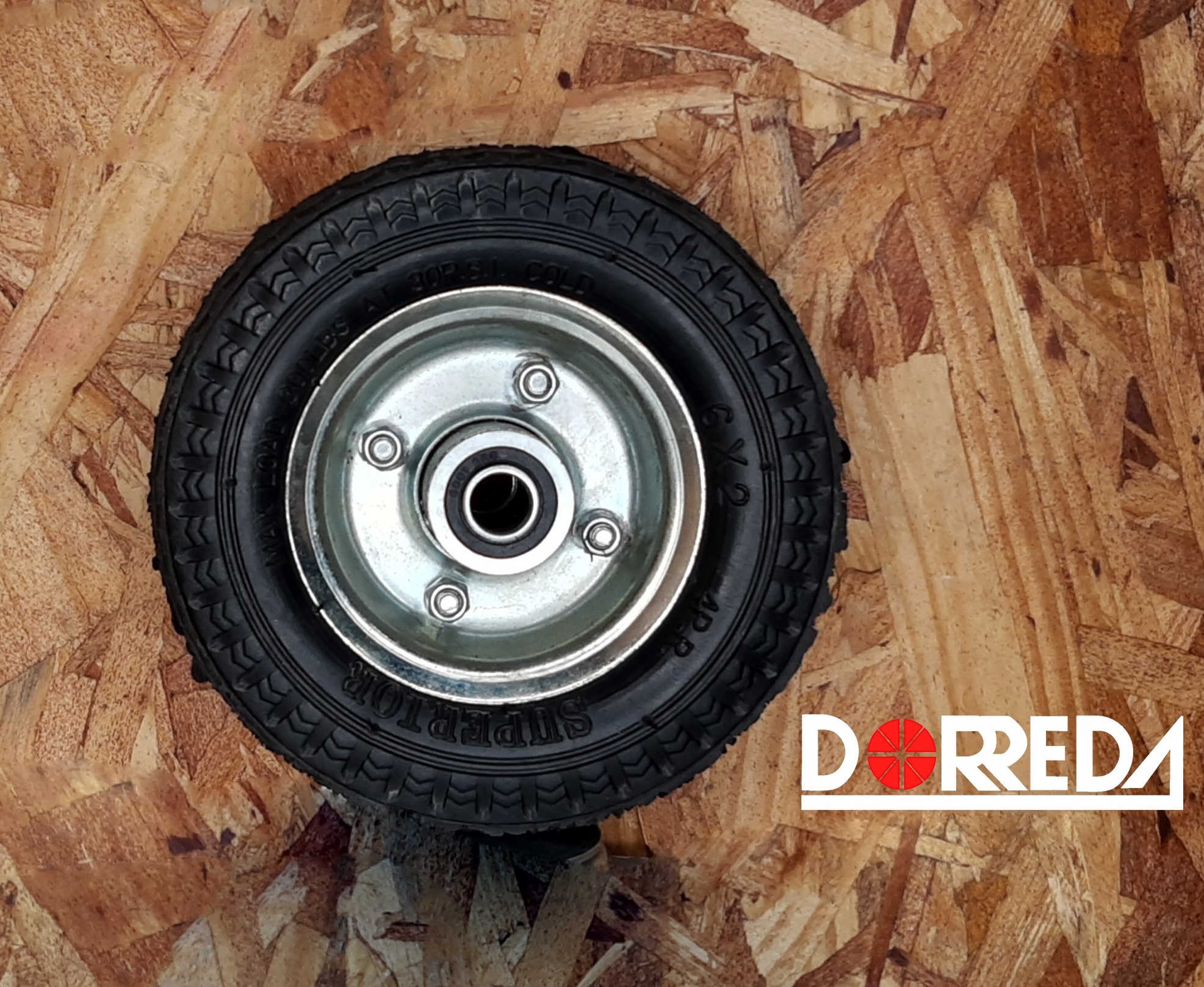 ER60JB60 - LLANTA EVER ROLL TIRES IMPONCHABLE INTERIOR A 1/2" TUBO CENTRADO 6x2" ER60JB60