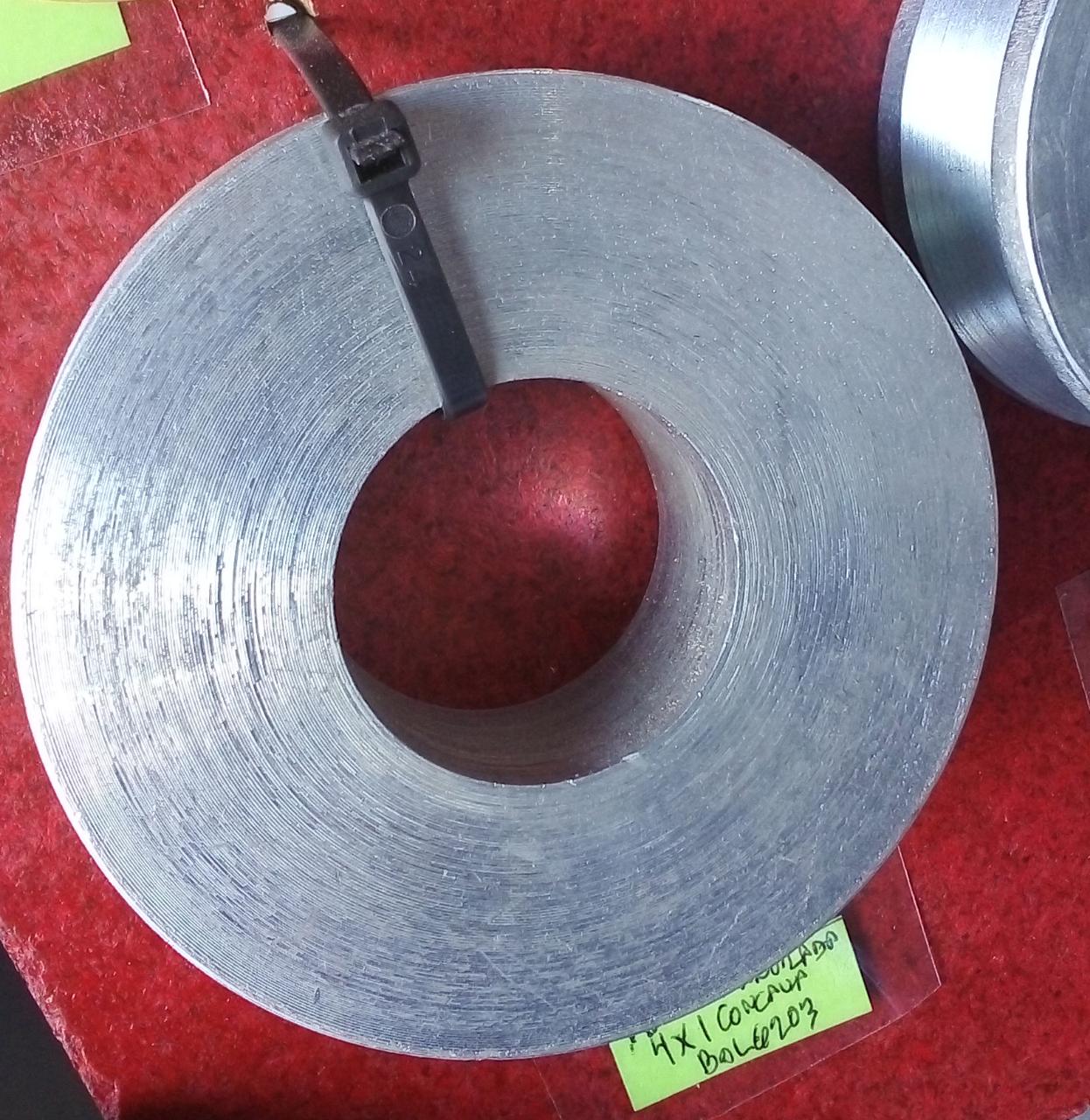 DRVG4X1 - RANURADA EN V 4X1" GALVANIZADA SIN BALERO DRVG4X1
