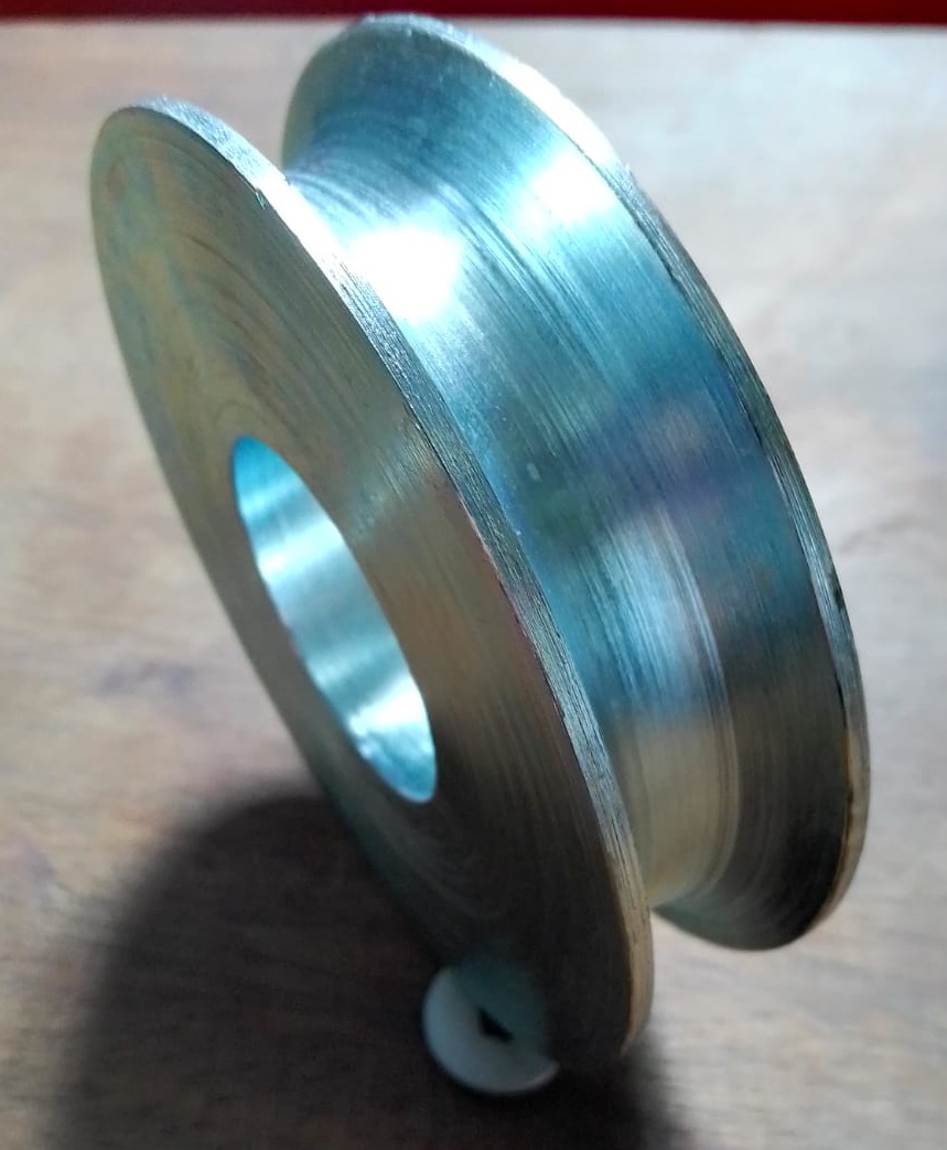 DRUG43/16X1 - RANURADA EN MEDIA CAÑA 4 3/16 X 1 " GALVANIZADA SIN BALERO DRUG43/16X1